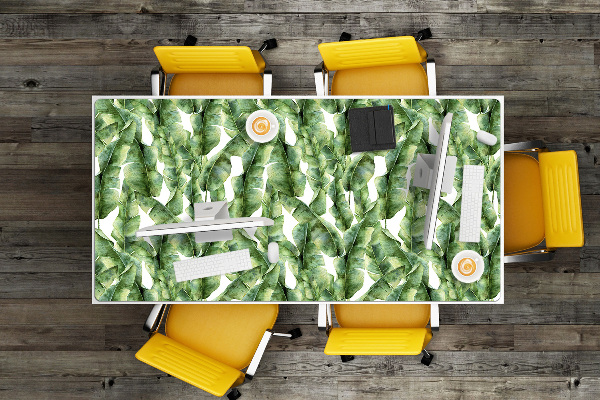 Full desk pad exotic leaves