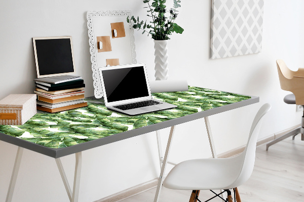 Full desk pad exotic leaves