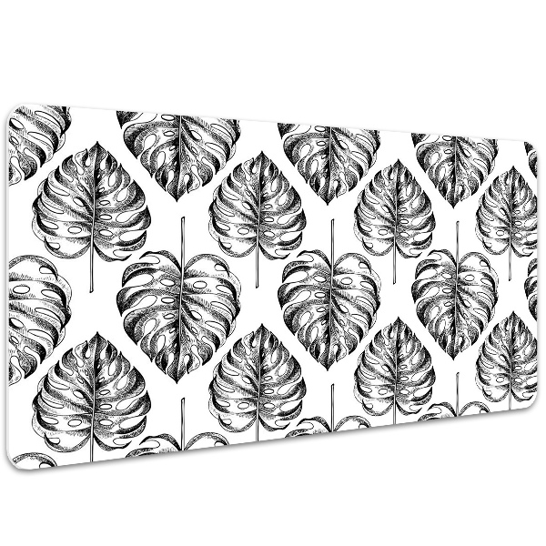 Large desk mat for children monstera