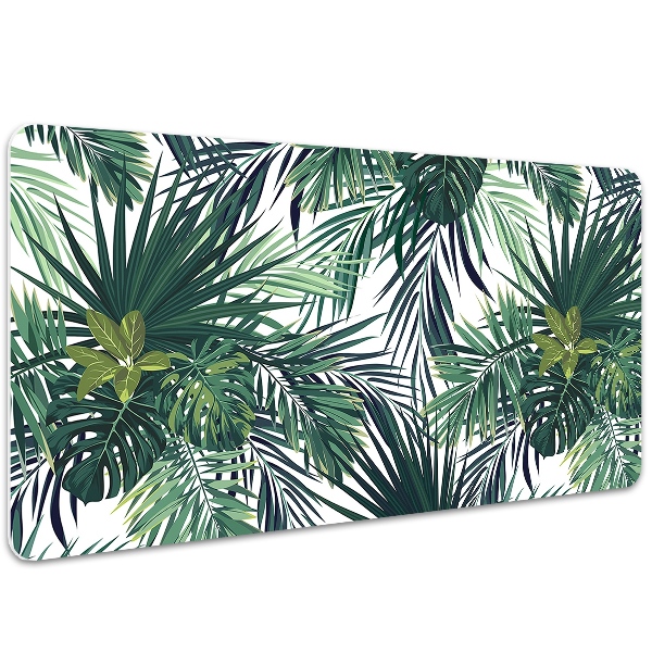 Full desk pad tropical leaves