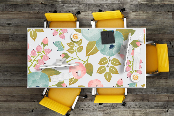 Desk pad Spring flowers