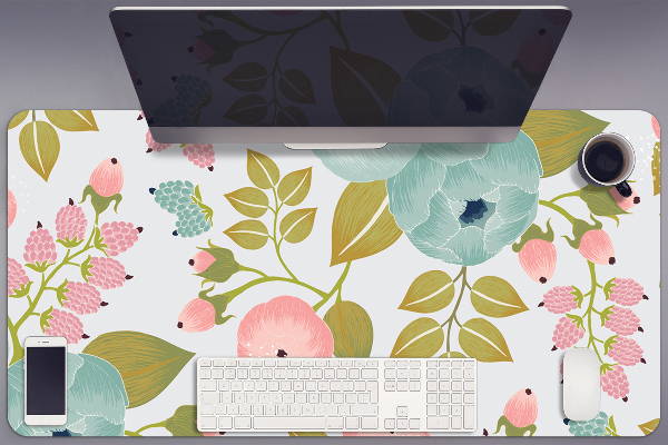 Desk pad Spring flowers