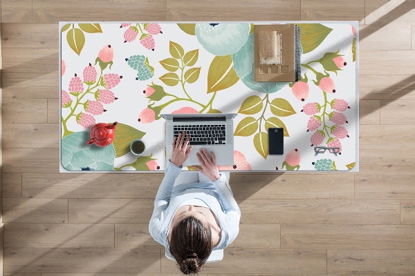 Desk pad Spring flowers