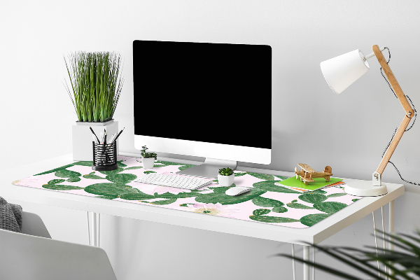 Full desk protector flowering cacti
