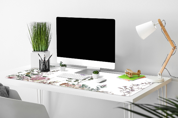 Desk pad pastel garden