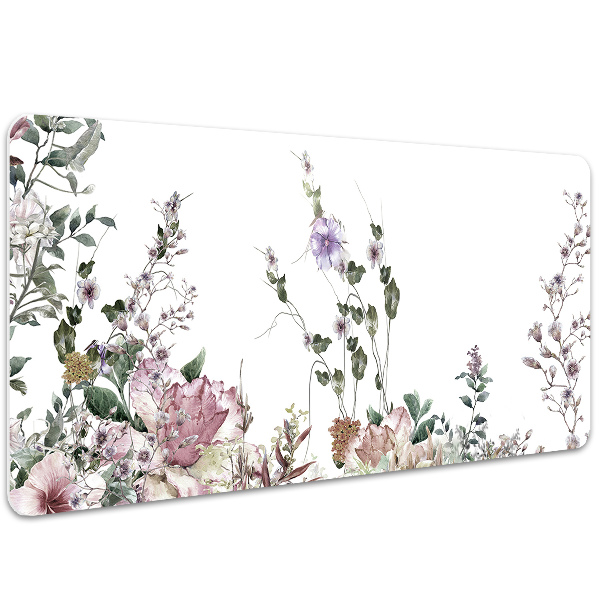 Desk pad pastel garden