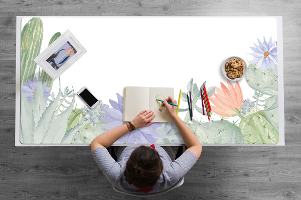 Full desk mat Cactus meadow