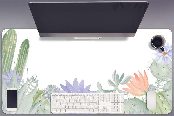 Full desk mat Cactus meadow