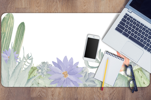 Full desk mat Cactus meadow