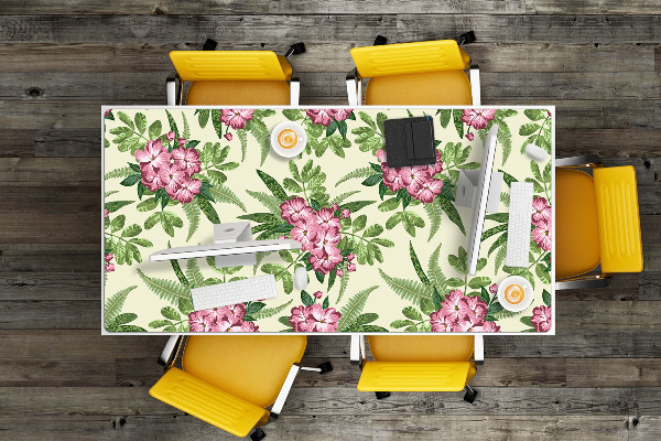 Full desk pad tropical Flowers