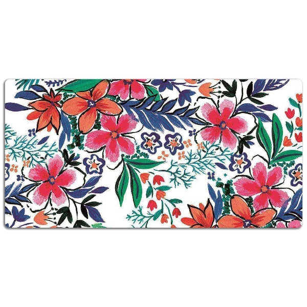 Desk pad Colorful flowers