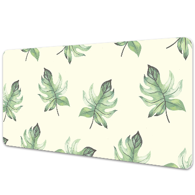 Full desk pad tropical leaves