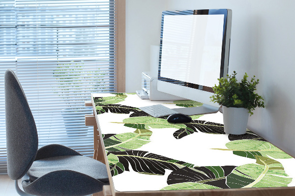 Full desk mat palm leaves