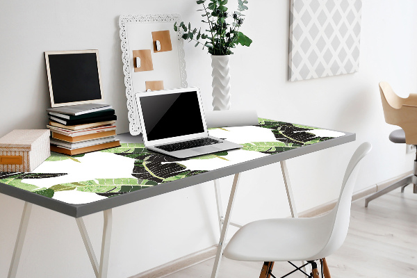 Full desk mat palm leaves
