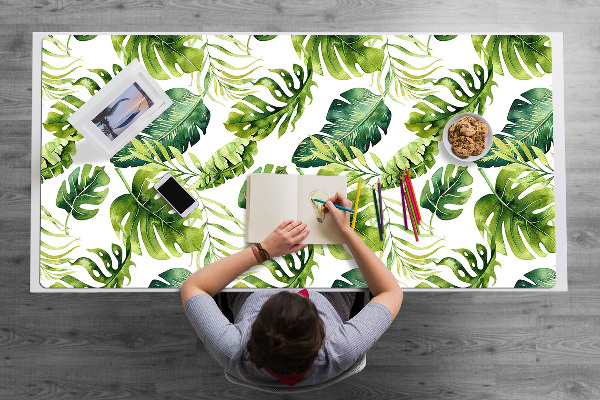 Full desk pad exotic leaves