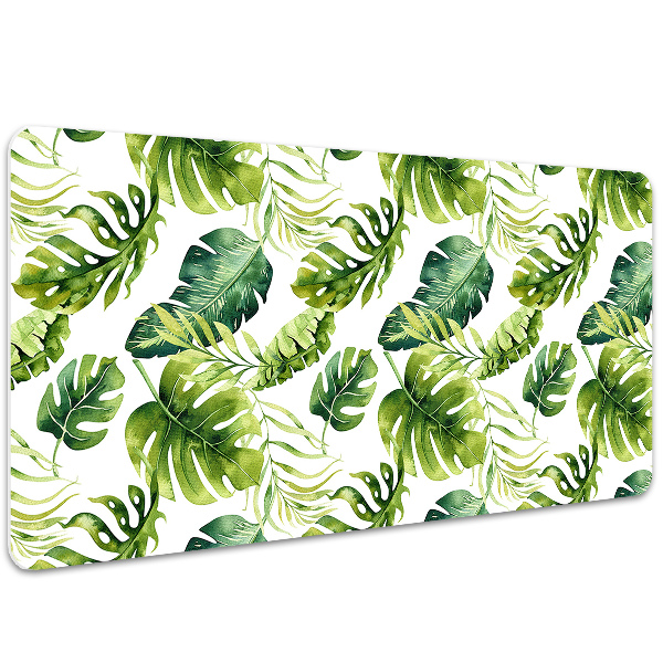 Full desk pad exotic leaves