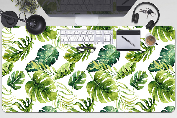 Full desk pad exotic leaves
