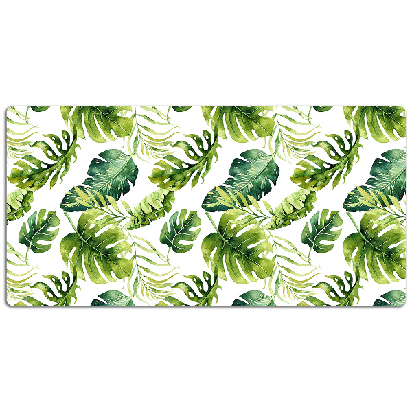 Full desk pad exotic leaves
