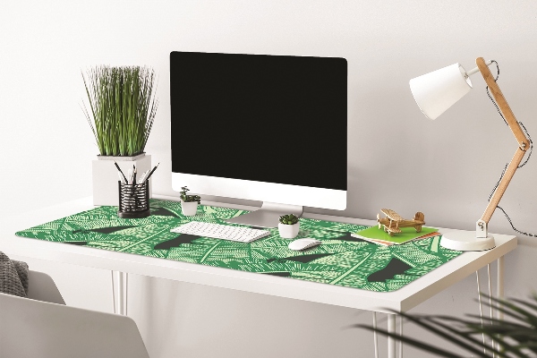 Full desk protector exotic palms