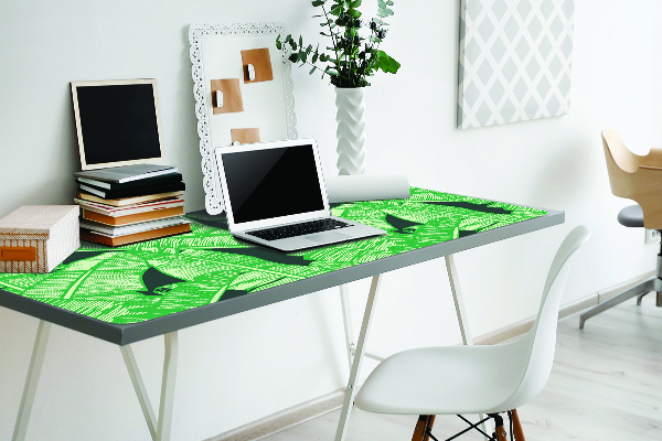 Full desk protector exotic palms