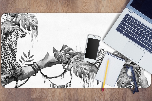 Full desk pad Cheetahs on a branch