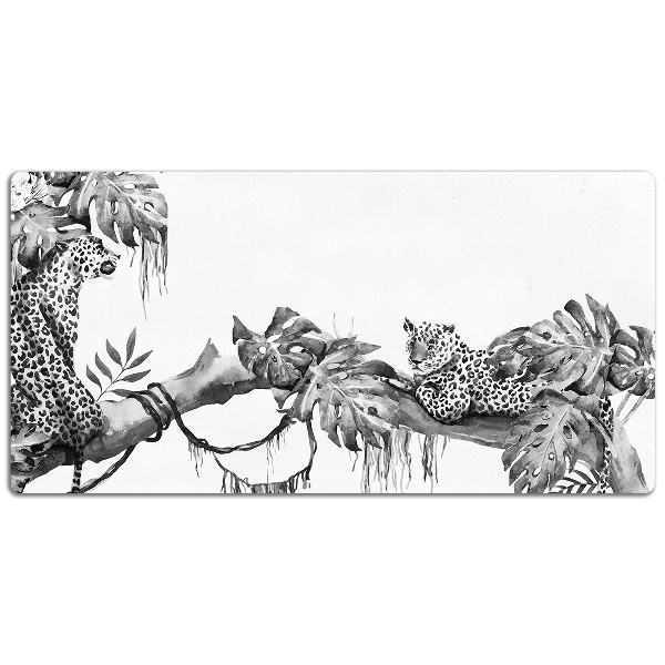 Full desk pad Cheetahs on a branch