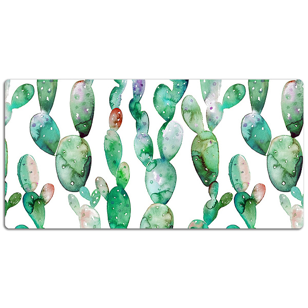 Full desk protector cacti Watercolor