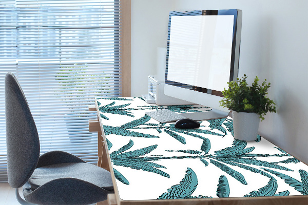 Desk pad palm branches