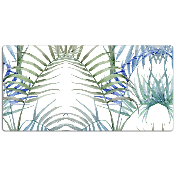 Full desk pad tropical leaves