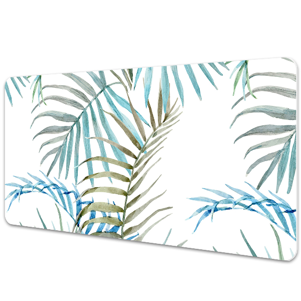 Full desk pad tropical leaves