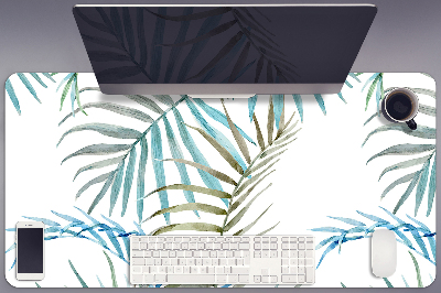 Full desk pad tropical leaves