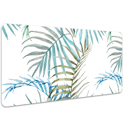 Full desk pad tropical leaves