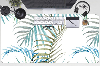 Full desk pad tropical leaves