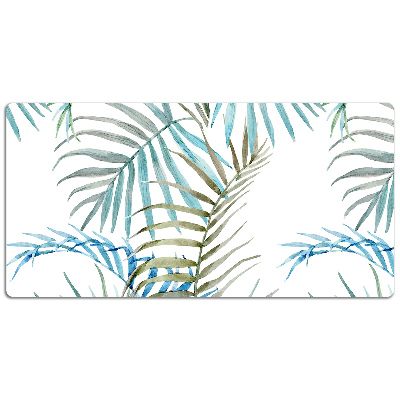 Full desk pad tropical leaves