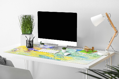 Full desk mat colorful spots