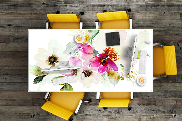 Full desk mat Bouquet of flowers