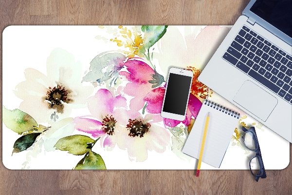 Full desk mat Bouquet of flowers