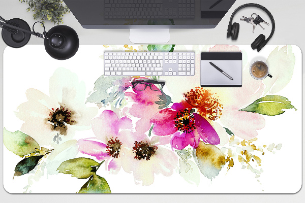Full desk mat Bouquet of flowers