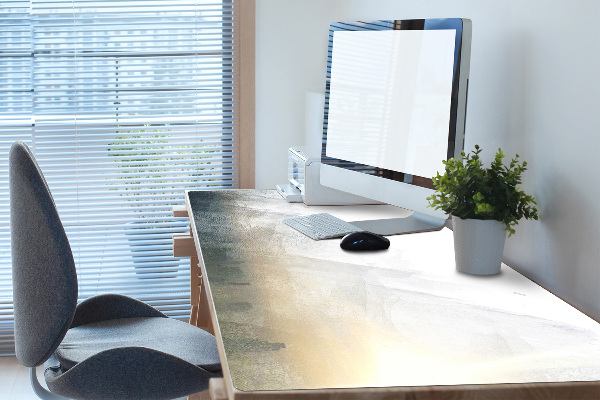 Large desk mat for children Fuji Landscape