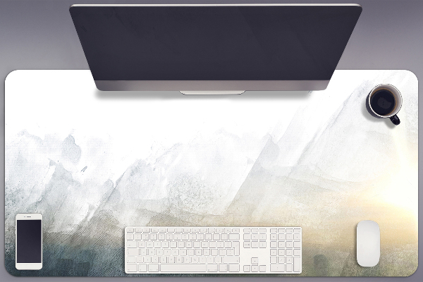 Large desk mat for children Fuji Landscape