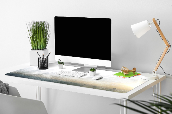 Large desk mat for children Fuji Landscape