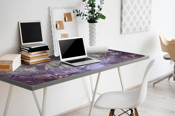 Large desk mat for children dark forest