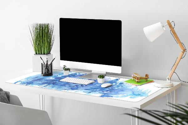 Desk mat Watercolor winter forest