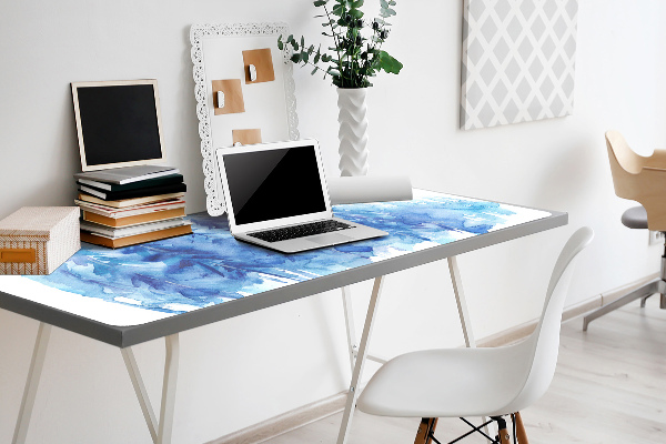 Desk mat Watercolor winter forest