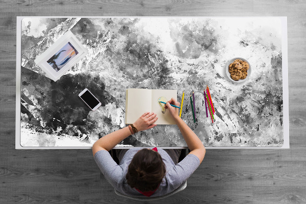 Full desk mat mountain landscape