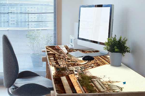 Desk mat Eiffel Tower retro