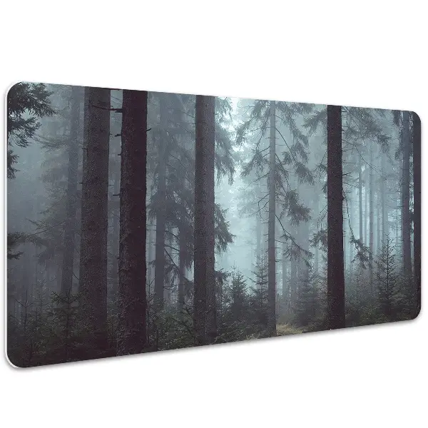 Large desk mat for children misty Forest