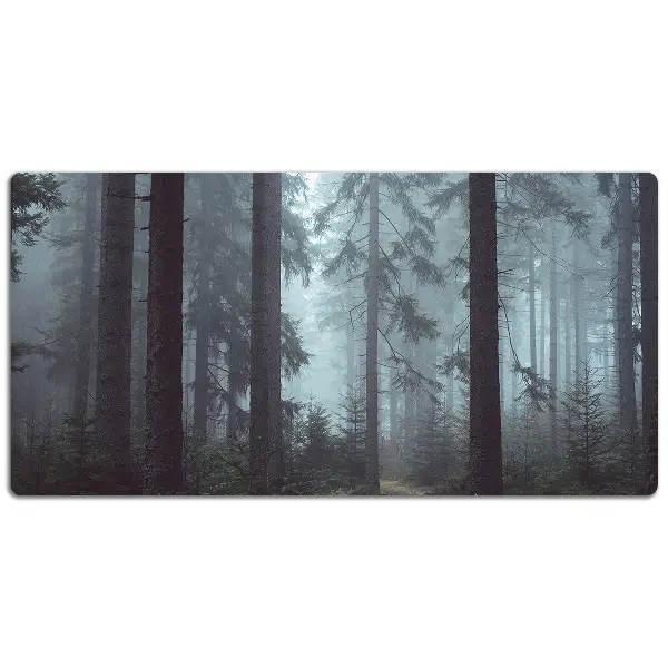 Large desk mat for children misty Forest