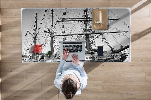 Full desk mat vintage ship
