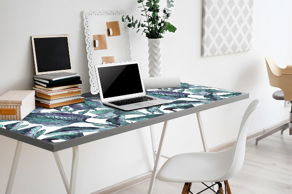 Full desk pad exotic leaves